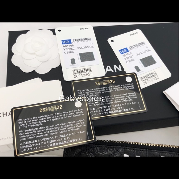 CHANEL Black Caviar Wallet GOLD Card Phone Holder - Picture 5 of 8